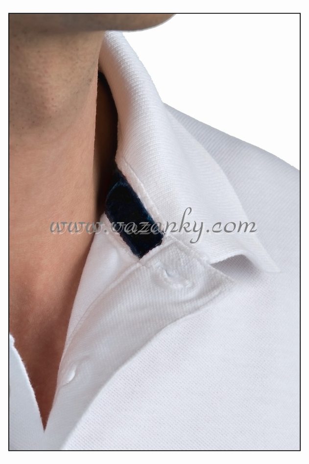Kravata - vázanka Polo-košile bílá